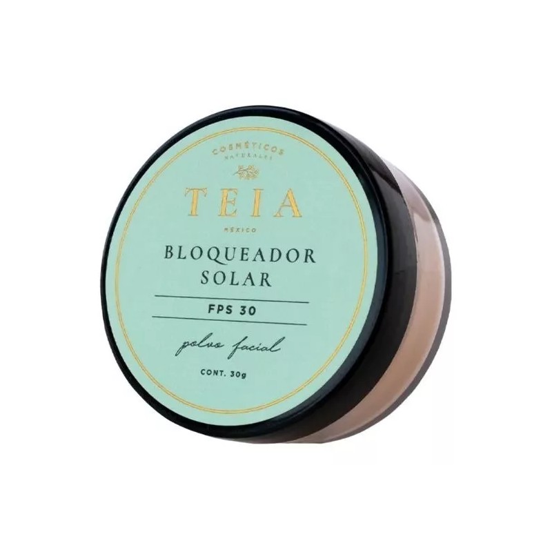 TEIA Cosméticos Naturales Bloqueador Solar Facial En Polvo Spf 30
