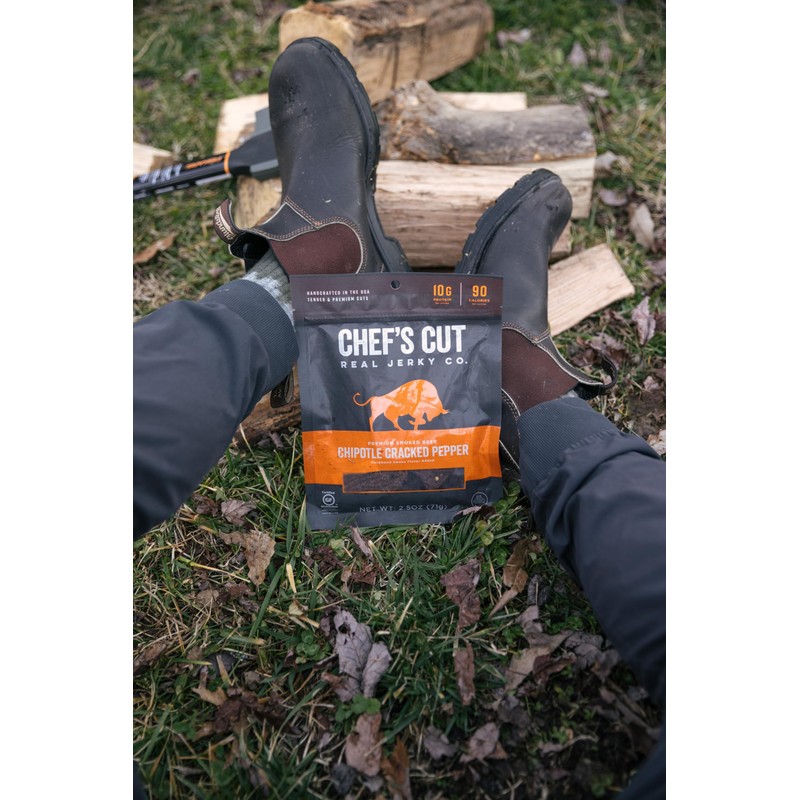 Chef's Cut Beef Jerky Meat, Chipotle Cracked Pepper (2.5 Ounce