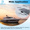 Dreld Cable Grommet Waterproof 2-Way Roof Guide Solar Cable Guide