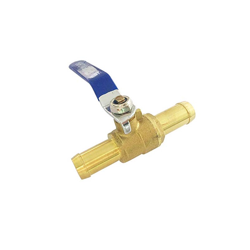 Metalwork Brass 3/4" Barb Valve for Heater Hose Shut-off, High