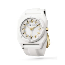 doublE-standard RÉ-NEGADE All WHITÉ | Unisex Quartz Fashion Watch - Cool Muted Timepiece | Watches for Fashion-Forward Individuals