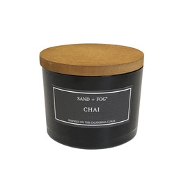 Sand + Fog Scented Candle - Chai – Additional Scents and Sizes – 100% Cotton Lead-Free Wick - Luxury Air Freshening Jar Candles - Perfect Home Decor – 12oz