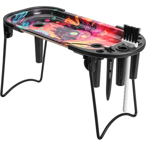 Metal Rolling Tray with Cone Loader for King Size &