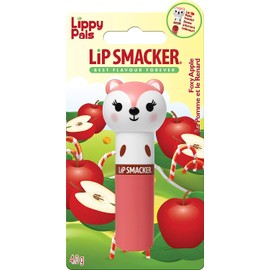 Lip Smacker Lippy Pals Fox Flavoured Lip Balm for Kids Animals Inspired Moisturising and Smoothing to Refresh Lips Foxy Apple