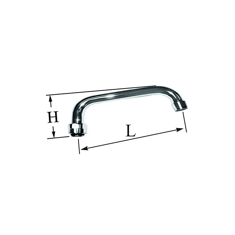 AA-402G Faucet 4" Commercial Deck Mount Faucet with AA-008G Heavy