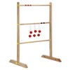 Hathaway Solid Wood Ladder Toss Game Set Brown
