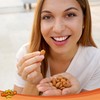 Snaxs Roasted Almond Nuts 180g - Salted Nuts with Fibre,