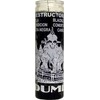 7 Day Glass Black List Dume Candle - Black