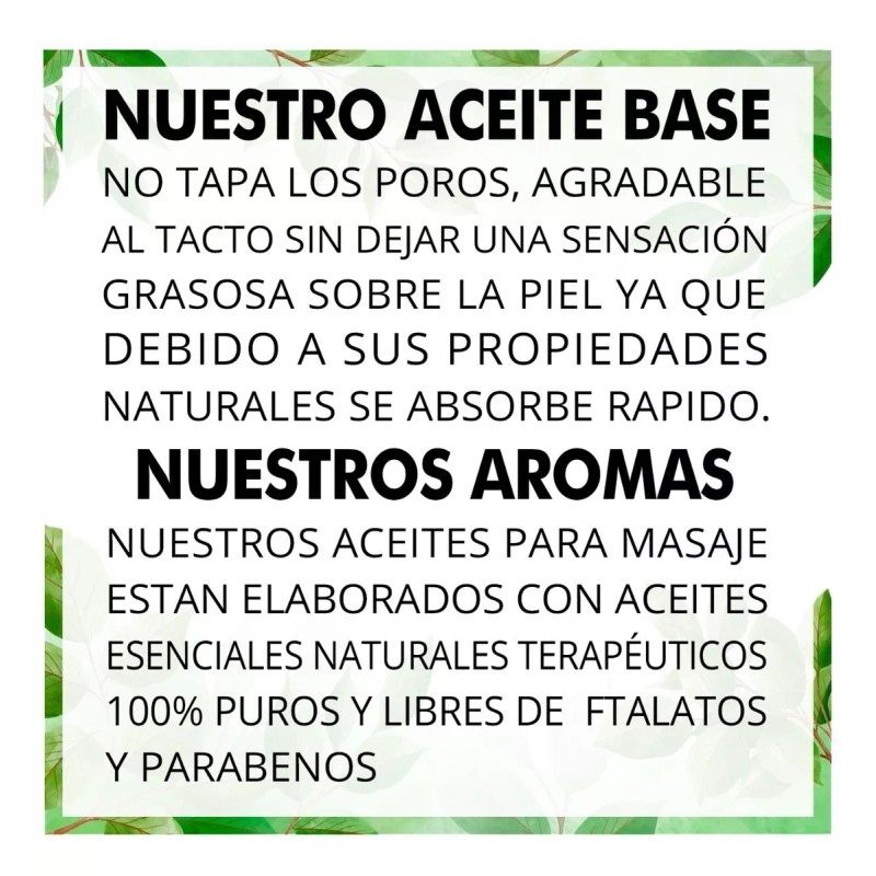 Laferv 2 Pack Aceite Masaje Spa 4 Litros Cada Uno