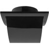 HVAC OV 4 Inch Black ABS Plastic Exhaust Dryer Vent