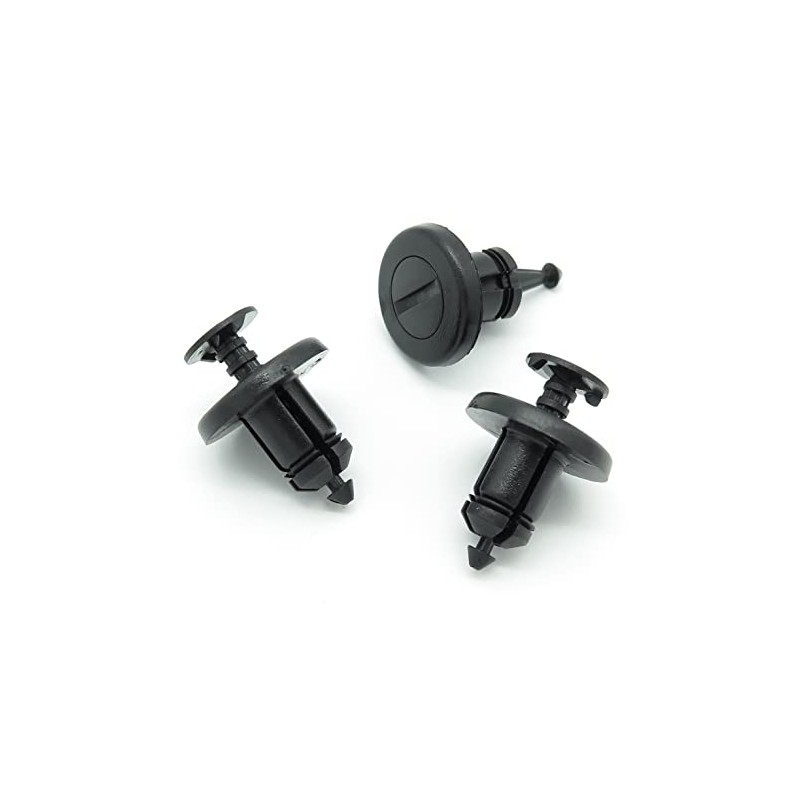 VVO Fasteners- Black Plastic Front Grille/Slam Panel Clips for Nissan