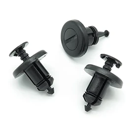 VVO Fasteners- Black Plastic Front Grille/Slam Panel Clips for Nissan Qashqai, (Pack of 10)