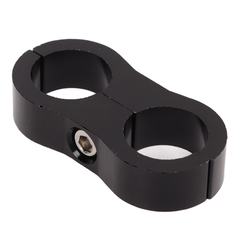 4 Pcs 8AN Hose Separator Clamp Fuel Line Mounting Clamp