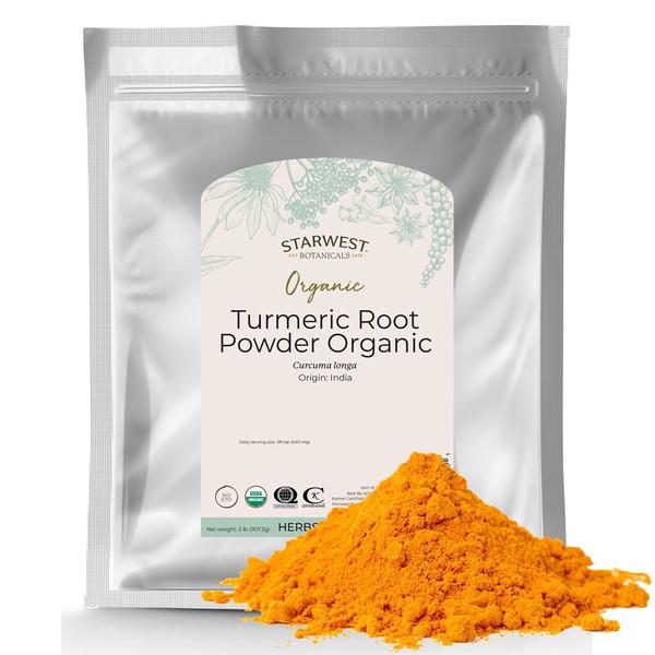 Starwest Botanicals Organic Turmeric Root Powder (2 Pound)