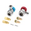 R134A Quick Joint Quick Coupler Adjustable L Shape Gas Charge