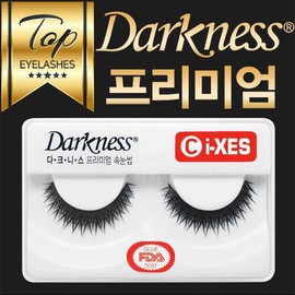 Darkness Premium Eyelashes ⓒi-XES/10 pcs/1 stroke / 다크니스 프리미엄 속눈썹 ⓒi-XES/10개/1타