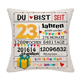 Bommex Birthday Gift Birthday Decorations for Women Men Girls Boys Cushion Covers Decorative Cushion Covers for Birthday Happy Birthday Gift (23)