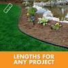 EasyFlex Pound-in Landscape Edging with Anchoring Stakes, 4.5 in. Straight