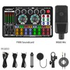 SIBORIE F999 Podcast Equipment Bundle with Audio Interface,Voice Changer,MS60 Condenser
