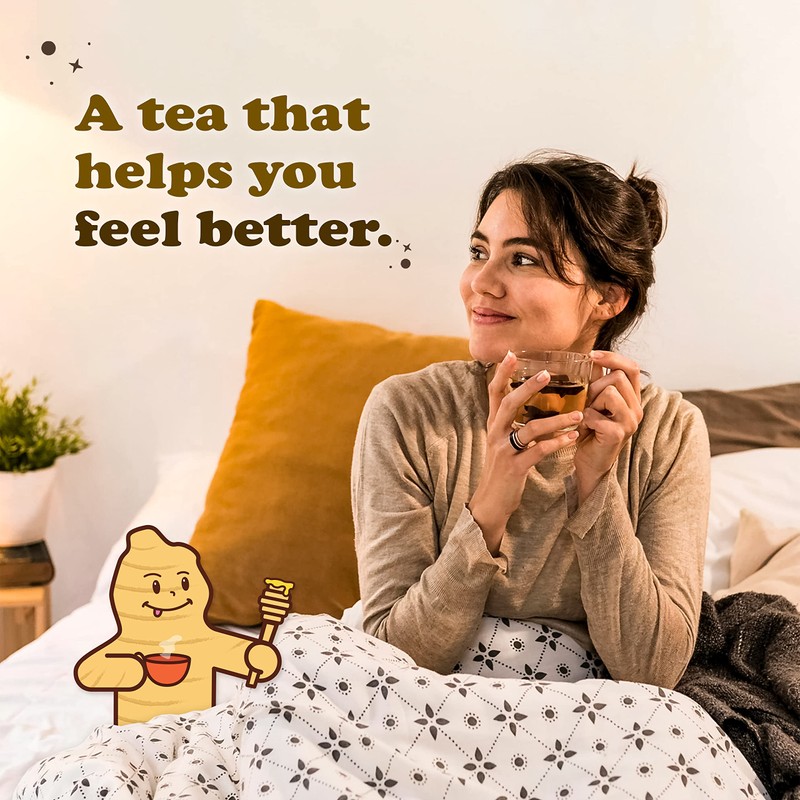 Pocas Honey Ginger Instant Tea Powder 2-Pack with Ginger Extract