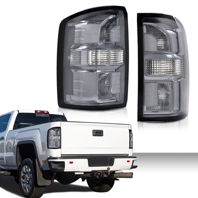 ALLGOOD Tail Lights Assembly w/o Bulbs Compatible with GMC Sierra
