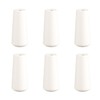 Bojueshaw 6pcs Wooden Blind Cord Ends,White Safety Pull Knobs,Replacement Tassels,Hanging