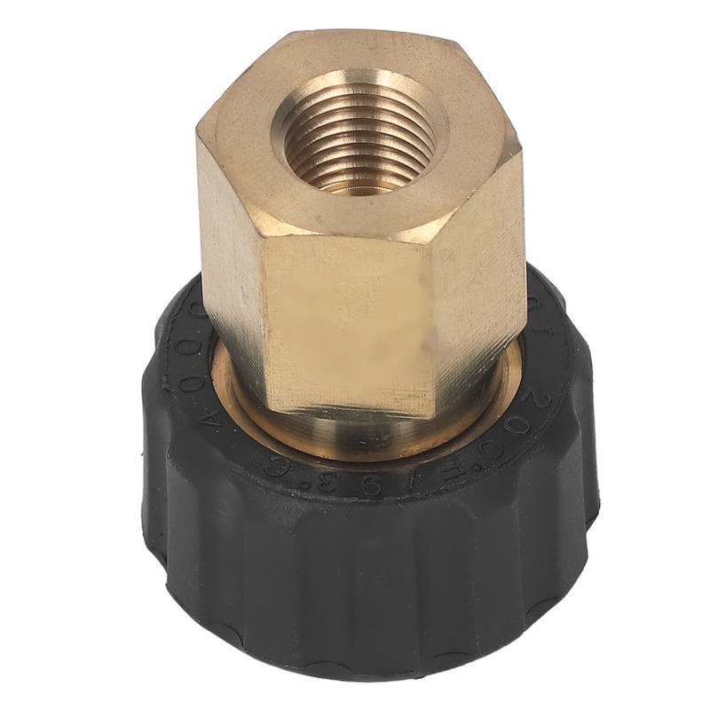 Pressure Washer Adapter Brass Rubber Anti Corrosion G1/4in to M22