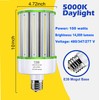 GEPLAD 480V LED Corn Cob Light Bulb 100W, E39 Mogul