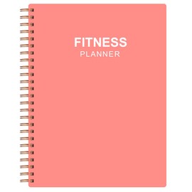 Planificador de fitness para mujeres y hombres, libro de registro de entrenamiento A5/registro de ejercicio para rastrear la pérdida de peso, gimnasio, progreso del culturismo, diario de entrenamiento