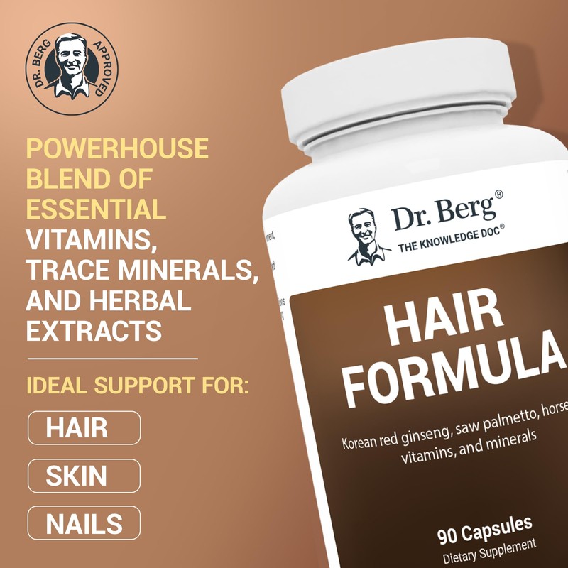 Dr. Berg All-in-One Vitamins for Hair, Skin, & Nails -