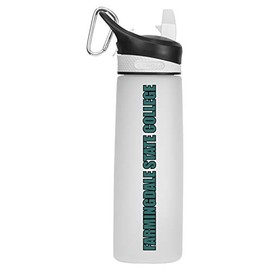 Farmingdale State College Tritan Plastic Frosted Sport Water Bottle, Design-1 - White