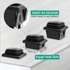 QTEATAK DC 12V 10A 6 Pin 3 Position (ON)-Off-(ON) AC