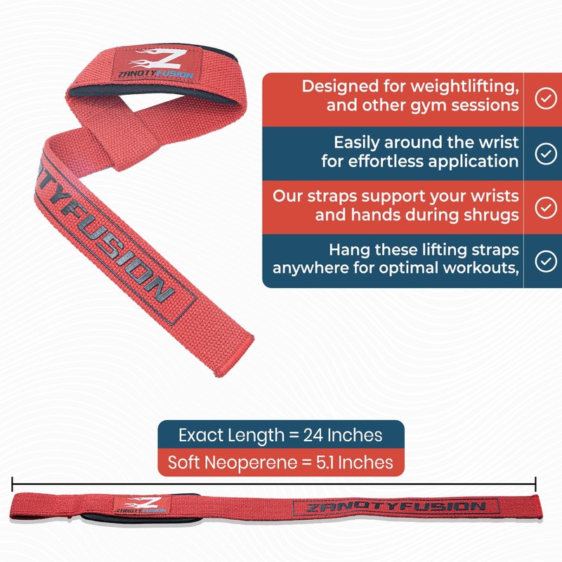 Weight Lifting Straps | Wrist Support Powerlifting Strap | Heavy