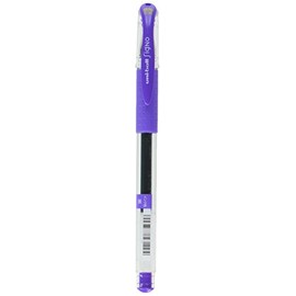 Mitsubishi Pencil Uni-Ball Signo Gel Ballpoint Pen, Ultra Fine 0.38 mm Ball, UM-151, Black 24, purple berry