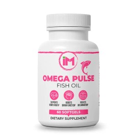 Omega-3 Fish Oil Supplement - EPA & DHA Fatty Acids for Heart, Brain & Joint Health Support, Daily Omega 3 Dietary Supplement Capsules