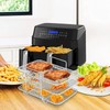 Air Fryer Rack, Stackable Grill Rack 3Layers Air Fryer Shelf