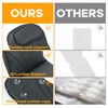 HOMBYS Extra Thick Full Body Bath Pillows Mat & Cushion