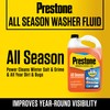 Prestone AS658-6PK Deluxe 3-in-1 Windshield Washer Fluid, 1 Gallon (Pack