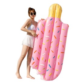 Ice Cream Floating Row Popsicle Float Raft Swimming Pool Float Bed Summer Popsicles Air Mattress for Adult and Children