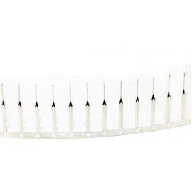 whiteeeen 200pcs Male Pin Connectors 2.54mm / 0.1" Pin Housing for Dupont Wire Cable