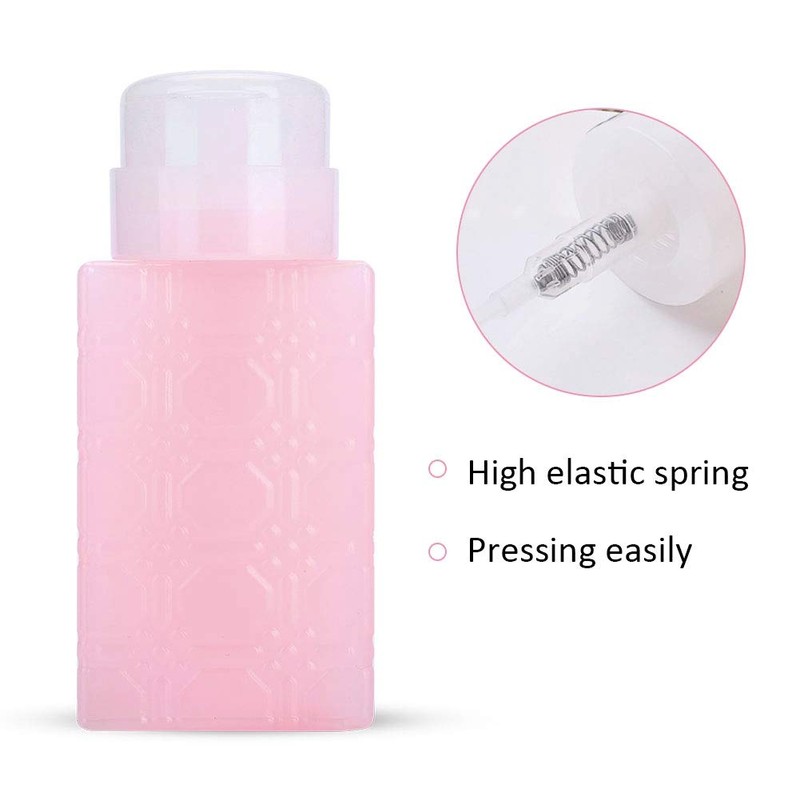 Pump Dispenser, 250 ml Portable Empty Liquid Pump Bottles, Lotion