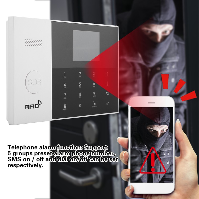 WiFi + 3G PG-105-3G Smart Wireless Detector Alarm Home Security