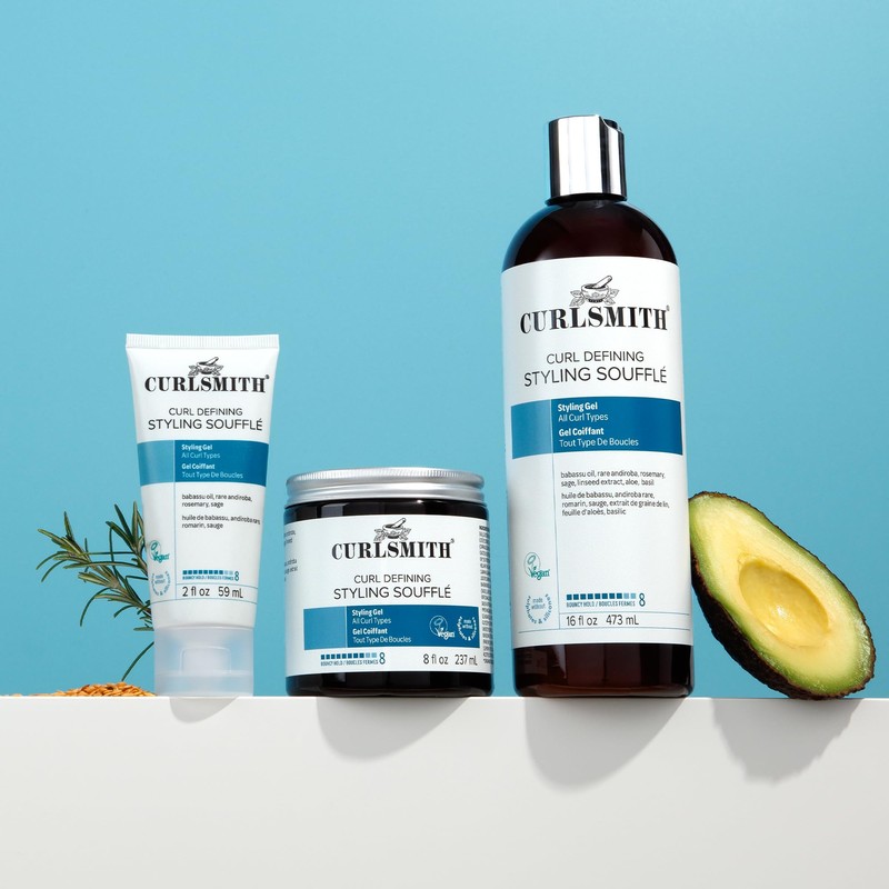 CURLSMITH Curl Defining Styling Soufflé - Strong Hold Gel, Definition