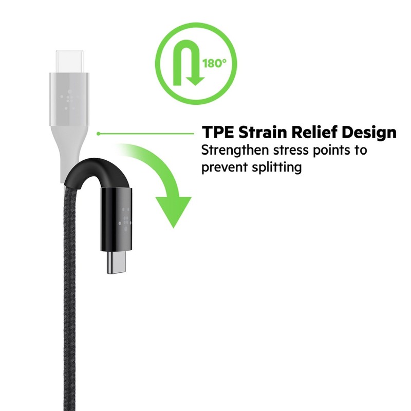 Belkin - Cable de Carga para Dispositivos compatibles con USBC,