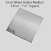 Silver Solder Sheet 70% Medium Flow 1 Dwt Jewelry Making