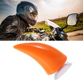Motorcycle Helmet Horns Motorcycle Helmet Horns Corner Decoration Motorcycle Helmet Devil Demon Horn with Sucker Helmet Decoration Accessories (Orange)