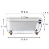 5 Pack Rectangular Planter 11.8 x 4.6 in Self Watering