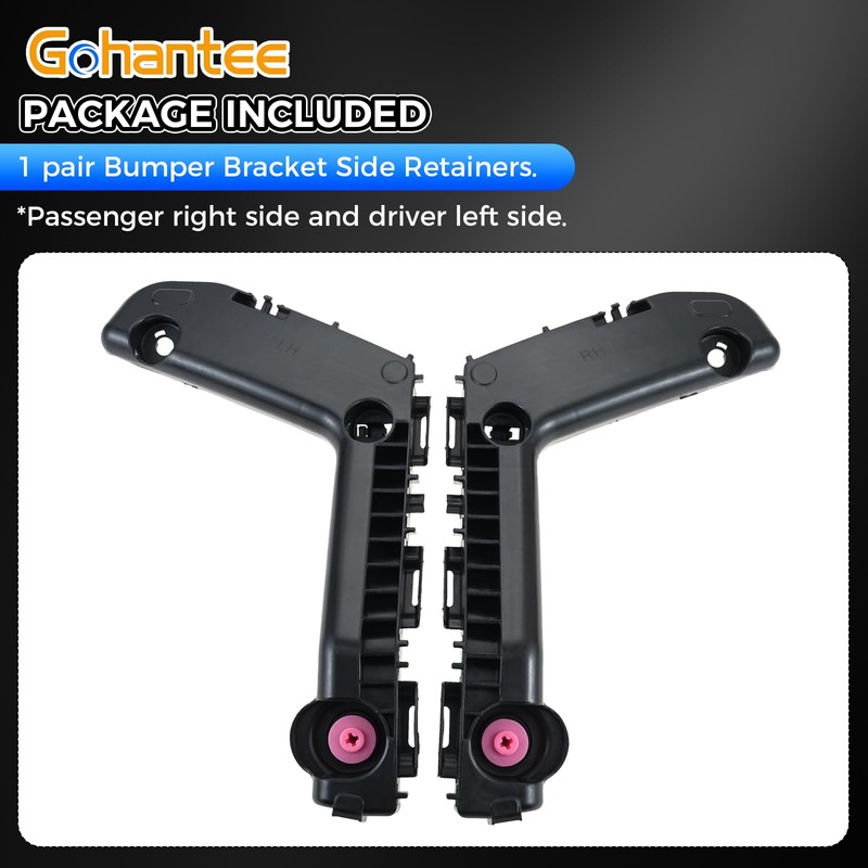 Gohantee Front Bumper Bracket Compatible with Toyota Corolla 2017 2018