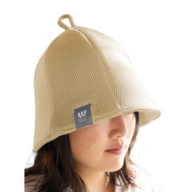 Wander Forest Sauna Hat, Quick Dry Mesh Double Layer, Ultra Thick, Large, Deep, Mesh, 2-Layer, Sauna Goods, No Stuffy, Men's, Women's, Extra Thick, Quick Drying, Washable, Sauna Hat, Cap, Damage Care,