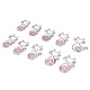 100pcs Cat Shape Paper Clips Colorful Plating Process Increased Slip